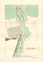 Plano de la Ciudad Portuaria de Puerto México (Coatzacoalcos), México 1919
