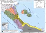 Mapa de Rivas, División Político-Administrativa del Departamento, Nicaragua