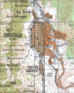 Mapa del Parque Nacional North Cascades, Washington, Estados Unidos