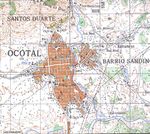 Mapa de Ubicación de la Ciudad de Monte Buey, Prov. Córdoba, Argentina