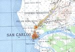 Mapa de San Carlos, Rio San Juan, Nicaragua