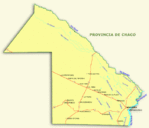 Mapa de Rutas Nacionales, Prov. Chaco, Argentina