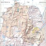 Mapa Provincia Jujuy, Argentina