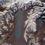 Imagen, Foto Satelite del Lago Viedma, Provincia Santa Cruz, Argentina