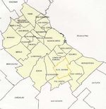 Mapa Topográfico de la Ciudad de Acworth, Georgia, Estados Unidos