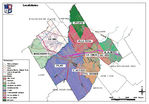 Mapa de Localidades de Pilar, Prov. Buenos Aires, Argentina