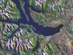 Imagen, Foto Satelite de San Carlos de Bariloche, Prov. Río Negro, Argentina