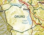 Mapa del Departamento de Oruro, Bolivia