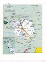 Mapa Politico de la Antártida 1997
