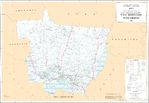 Mapa de Carreteras Federales y Estatales del Edo. de Mato Grosso, Brasil
