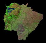 Imagen, Foto Satelite del Estado de Mato Grosso do Sul, Brasil