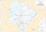 Mapa de Carreteras Federales y Estatales del Edo. de Mato Grosso do Sul