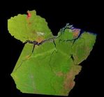 Imagen, Foto Satelite del Estado de Pará, Brasil