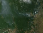 Imagen, Foto Satelite de Deforestación en Estado de Pará, Brasil