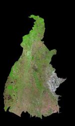 Imagen, Foto Satelite del Estado de Tocantins, Brasil