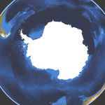 Mapa satelital de Antártida