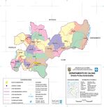 Mapa del Departamento de Caldas, Colombia