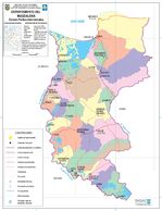 Mapa del Departamento del Magdalena, Colombia