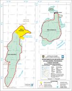 Mapa del Departamento de San Andrés y Providencia, Colombia
