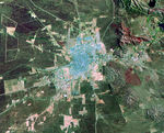 Mapa Satelital de la Ciudad de San Luis, Argentina