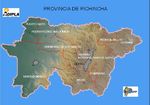Mapa de la Provincia de Pichincha, Ecuador