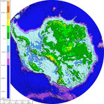 Topografía y batimetría de la Antártida 2008