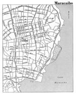 Mapa de la Ciudad de Maracaibo, Venezuela
