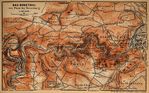 Mapa Bode-Tal, Alemania 1910