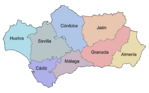 Provincias de Andalucía 2007