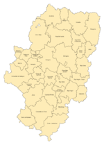 Mapa Departamento de Francisco Morazan, Honduras