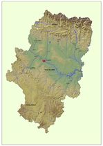 Mapa Topográfico de Uganda Suroriental
