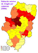 Población de Aragón 2006