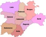 Provincias de Castilla y León 2008