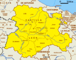 Mapa político de Castilla y León