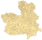 Mapa Topográfico del Norte y Oriente de Burkina Faso, Níger Occidental y MalíOriental
