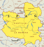 Mapa de Castilla-La Mancha