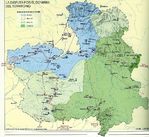 Mapa de Likasi (Jadotville) y Cercanías, República Democrática del Congo 1954