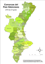 Mapa de Las 7 parroquias de Andorra 2006