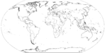 Mapa Mudo del Mundo