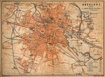 Mapa de Breslavia (Bresláu), Polonia 1910