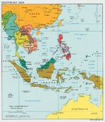 Mapa Politico del Sureste Asiático 2003