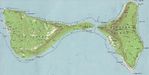 Mapa Topográfico de las Islas Ofu y Olosega, Islas Manu'a, Samoa Americana